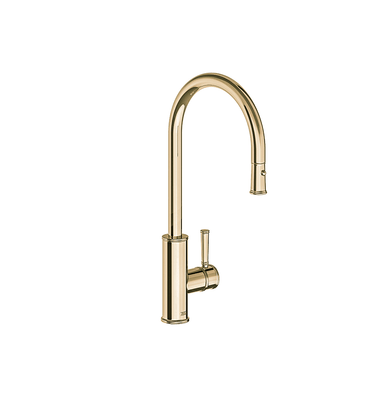 Classic single handle Kitchen Faucet with pull-out sprayer and flexible hose