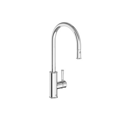 Classic single handle Kitchen Faucet with pull-out sprayer and flexible hose