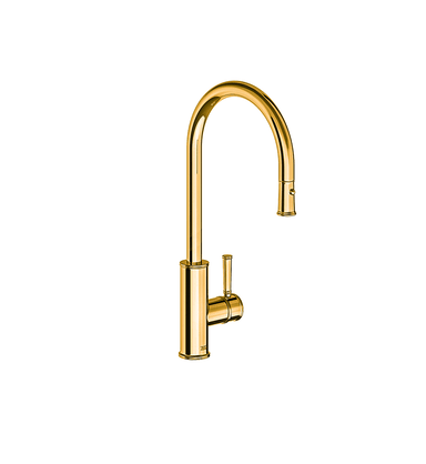 Classic single handle Kitchen Faucet with pull-out sprayer and flexible hose
