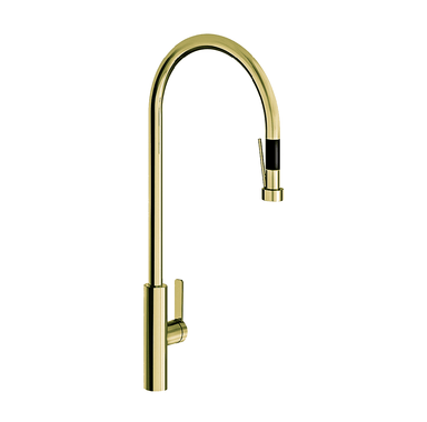 Professional single handle Kitchen Faucet with pull-out sprayer and flexible hose