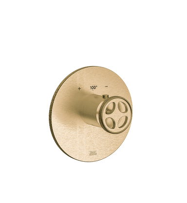 Techno Chic Thermostatic wall valve - trim only - Knurling