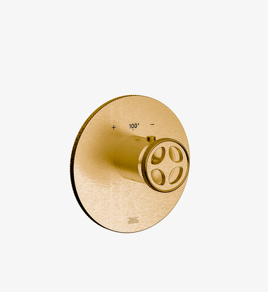 Techno Chic Thermostatic wall valve - trim only - Knurling