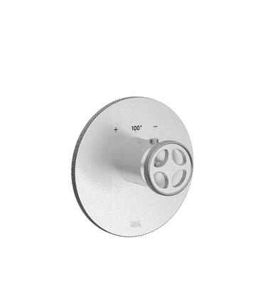 Techno Chic Thermostatic wall valve - trim only - Knurling