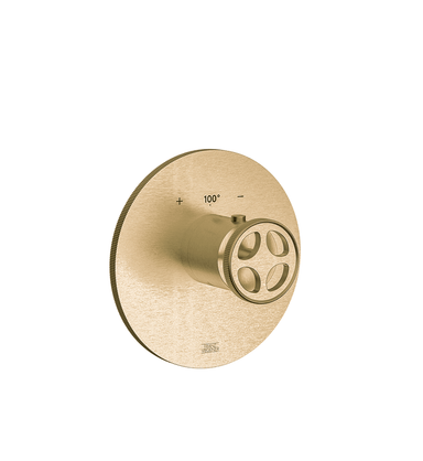 Techno Chic Thermostatic wall valve - trim only - Vertical lines