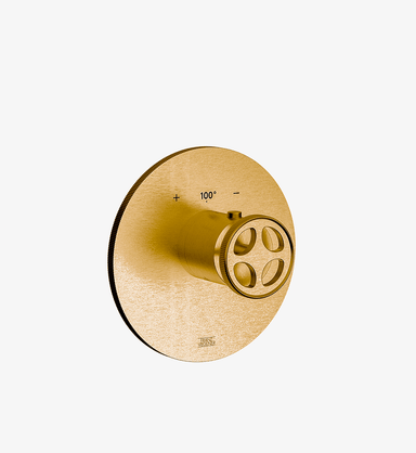 Techno Chic Thermostatic wall valve - trim only - Vertical lines
