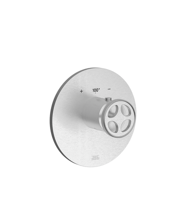 Techno Chic Thermostatic wall valve - trim only - Vertical lines