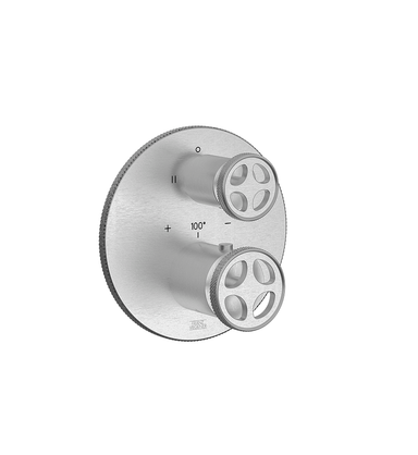 Techno Chic Thermostatic wall valve - trim only - Knurling