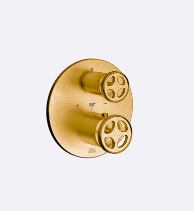 Techno Chic Thermostatic wall valve - trim only - Vertical lines