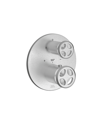 Techno Chic Thermostatic wall valve - trim only - Vertical lines