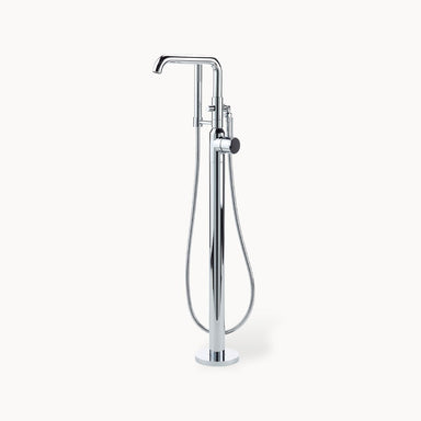 Taos Floor Mount Tub Filler with Hand Shower