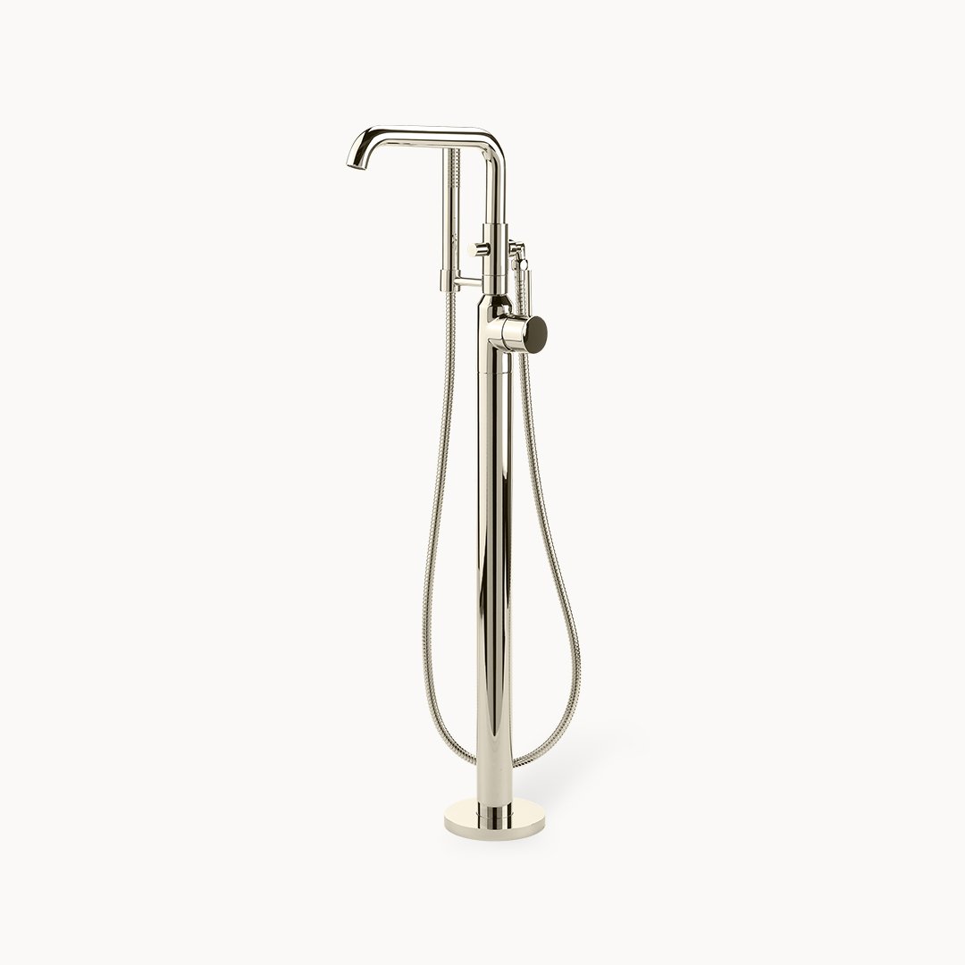 Taos Floor Mount Tub Filler with Hand Shower