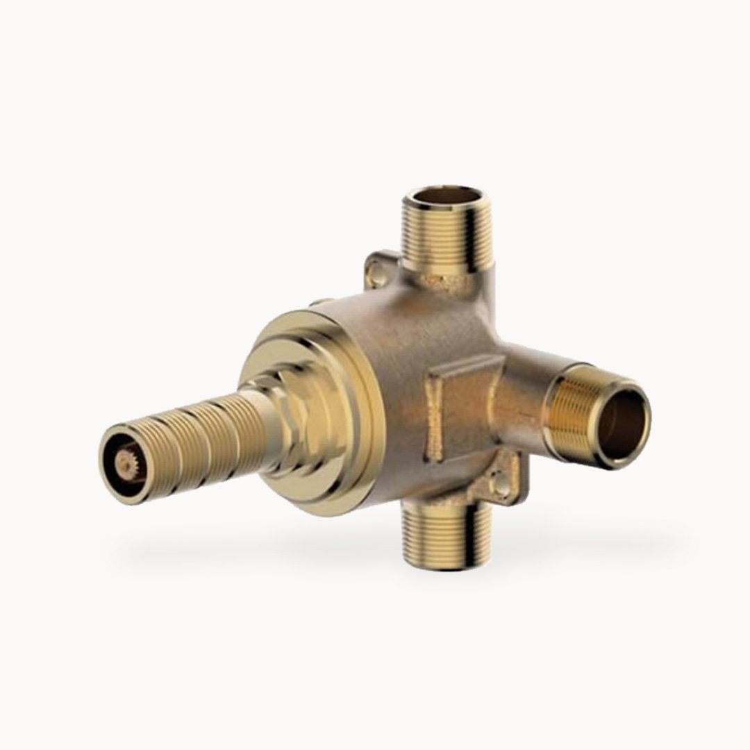 1/2" Three-way Diverter Rough-in Valve, 3 Functions