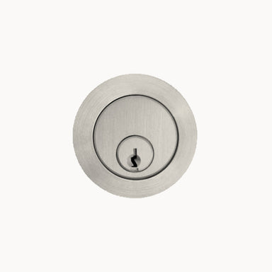 Round Cylinder Escutcheon on Smaller Rose