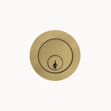 Round Cylinder Escutcheon on Smaller Rose