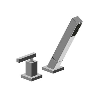 Dominic Deck-mount Roman Diverter and Handshower Set