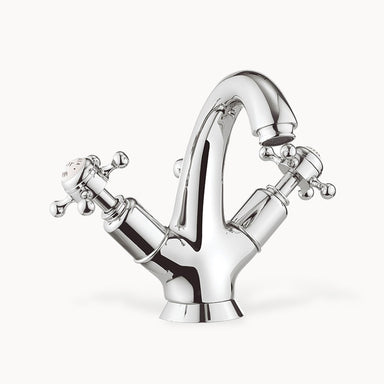 Belgravia Single Hole Bathroom Faucet with Cross Handles