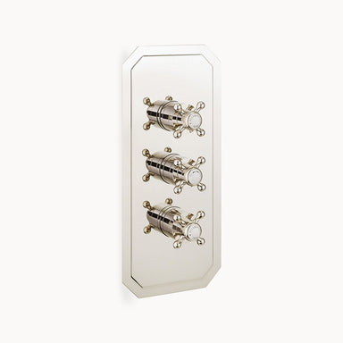 Belgravia 3000 Thermostatic Shower Trim with Metal Cross Handles, 3 Functions