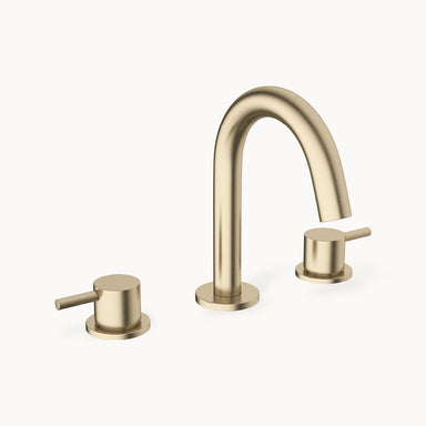 MPRO Widespread Bathroom Faucet with Metal Lever Handles
