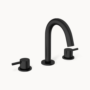 MPRO Widespread Bathroom Faucet with Metal Lever Handles