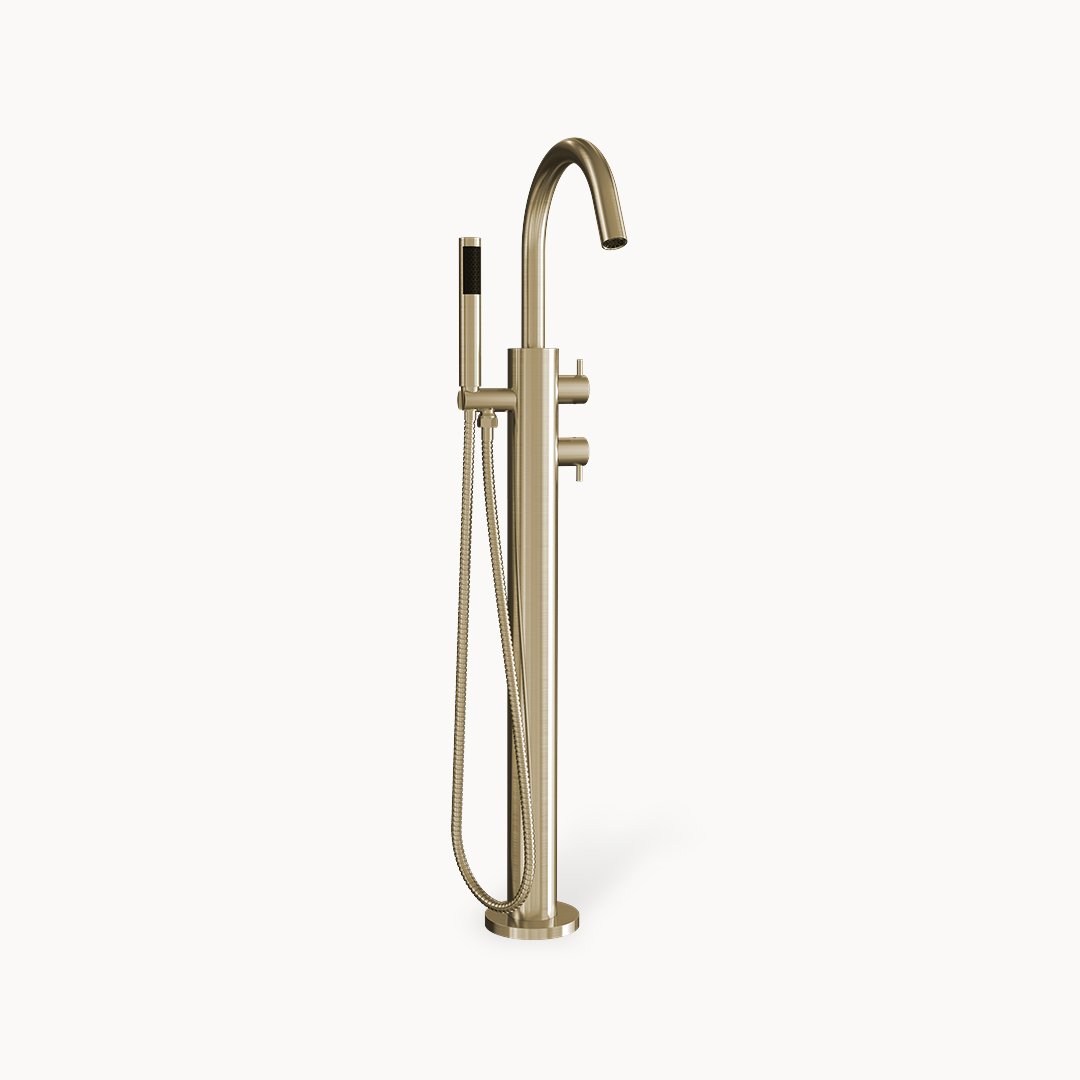 MPRO Floor Mount Tub Filler with Hand Shower