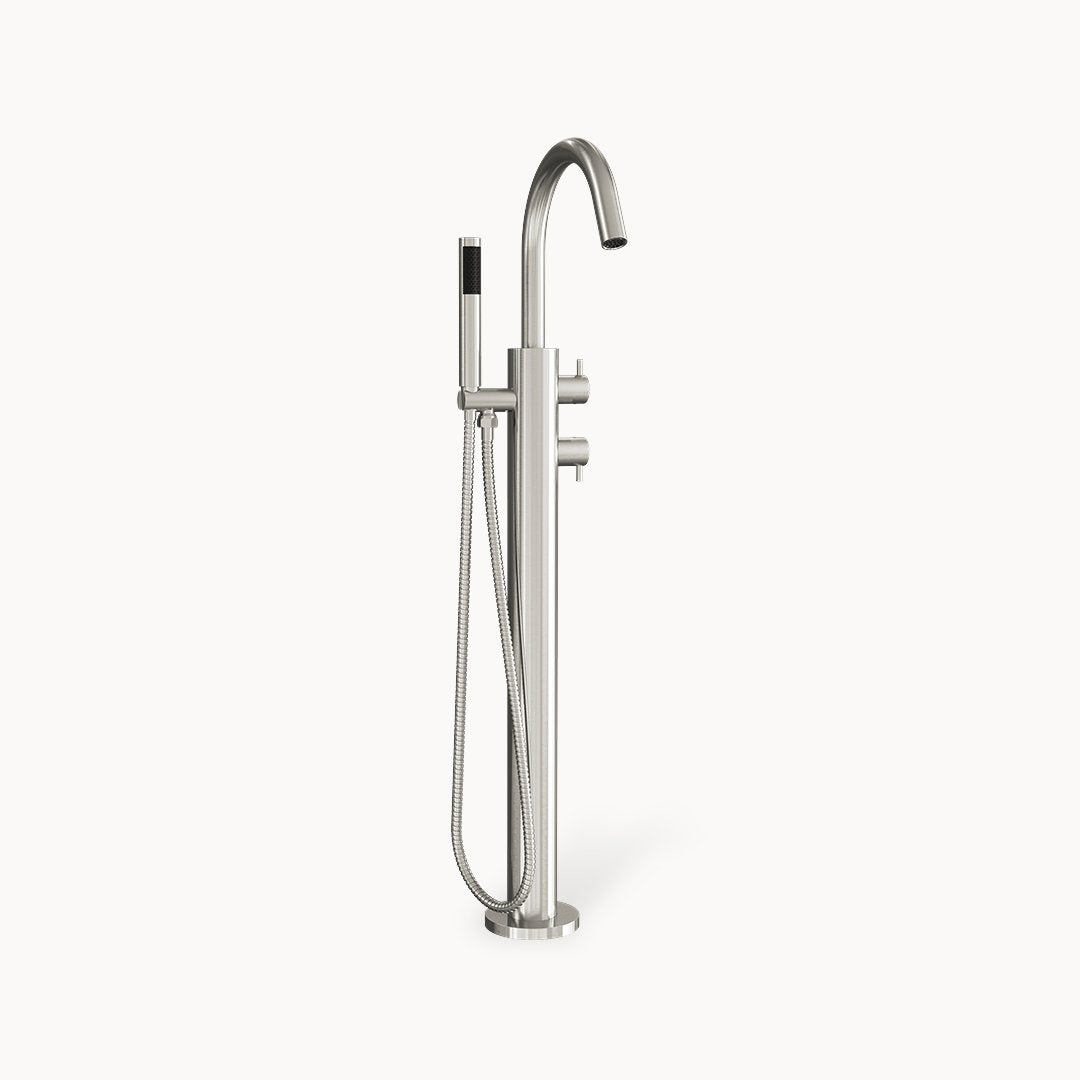MPRO Floor Mount Tub Filler with Hand Shower