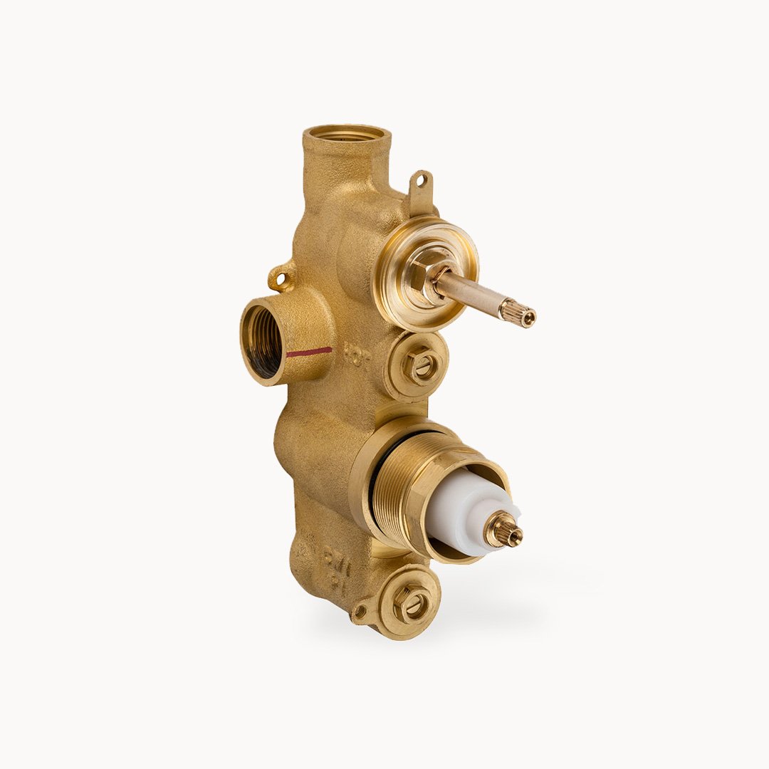 1000 3/4" Thermostatic Rough-in Valve with Single Integrated Volume Control - 1 Function