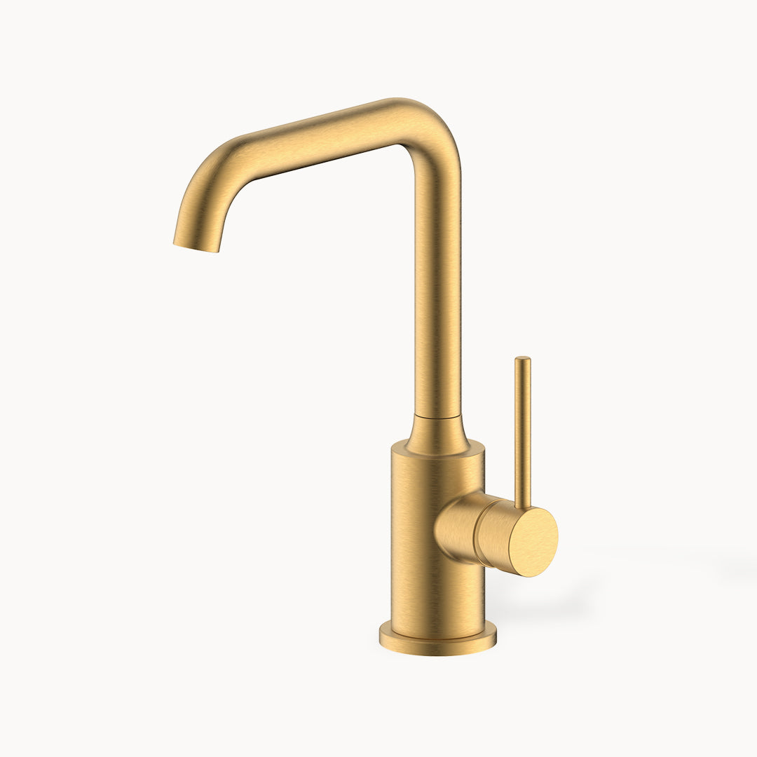 Taos Single Hole Bathroom Faucet with Side Lever