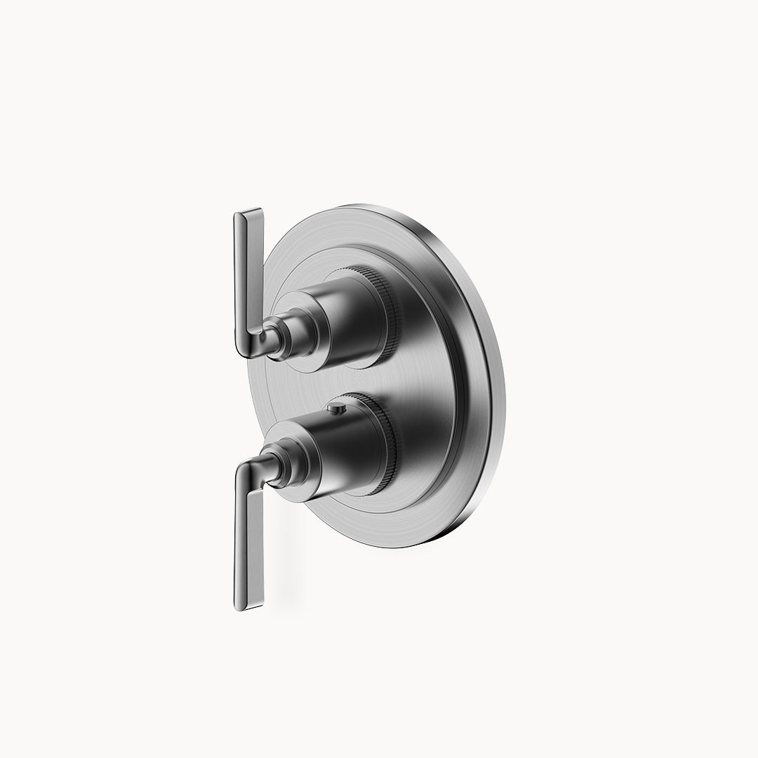 Fenmore Dual Handle Thermostatic Trim With Volume Control - One Way