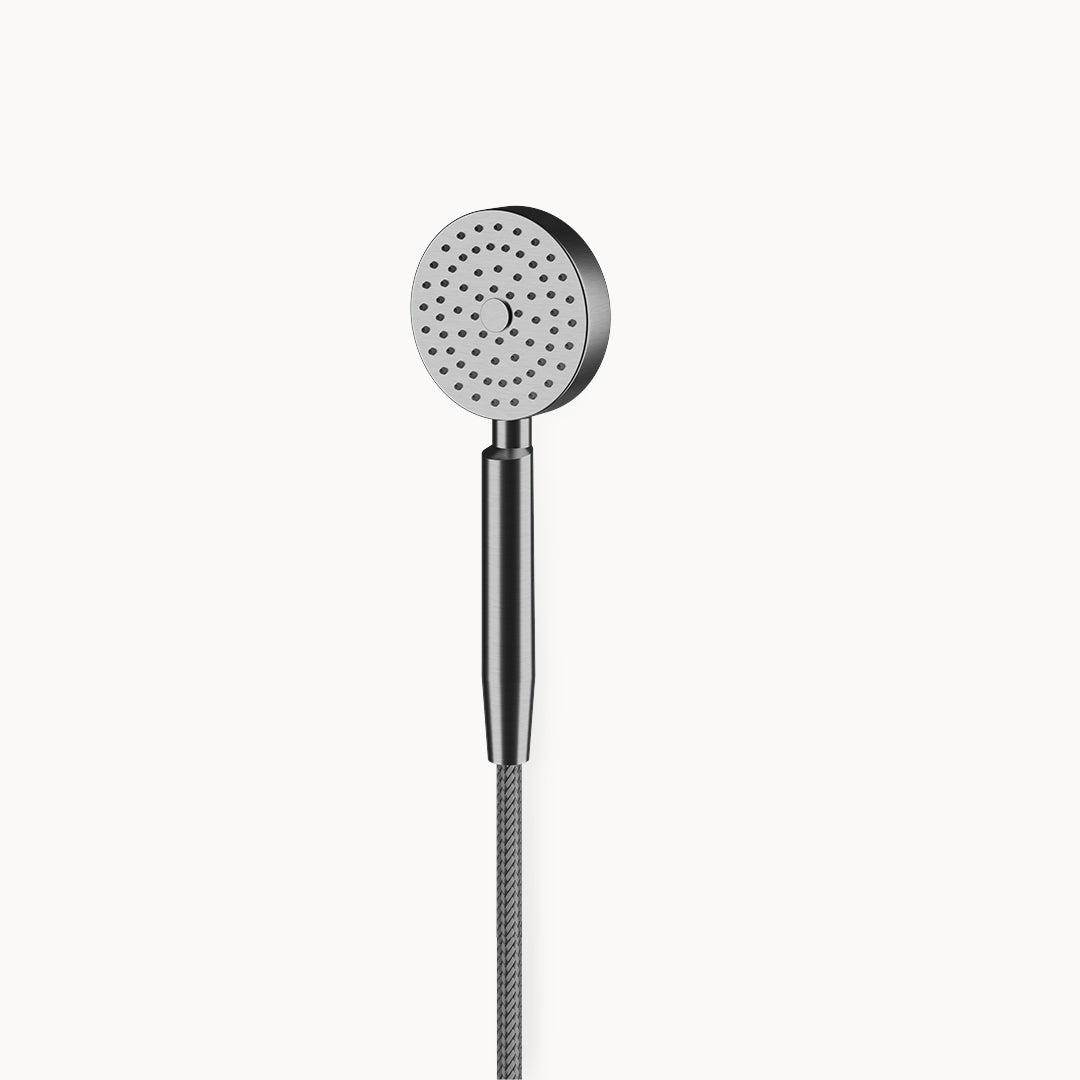 AC924 Round Stainless Steel Handshower with Hose  in Stainless Steel Matte