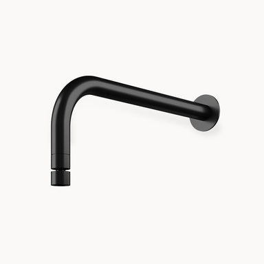 AC973 17-1/2" Stainless Steel Wall-mount Shower Arm and Flange in Stainless Steel Matte Black PVD