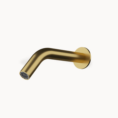 AC977 Stainless Steel Wall Tub Spout in Stainless Steel Matte Gilded PVD