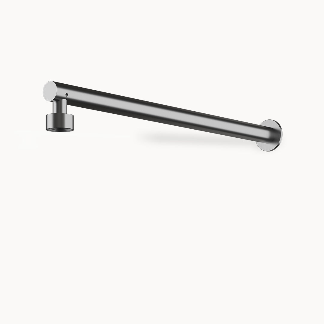 AC988 18" Stainless Steel Wall-mount Shower Arm and Flange in Stainless Steel Matte