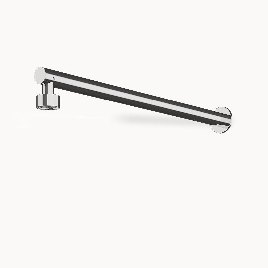 AC988 18" Stainless Steel Wall-mount Shower Arm and Flange in Stainless Steel Polished