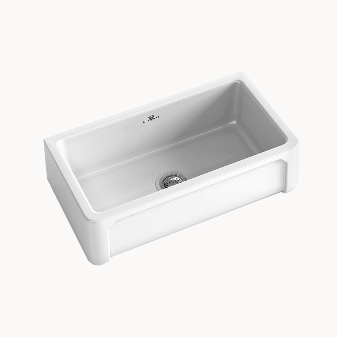 BRITTANY 31" Farmhouse Apron Front Single-bowl Fireclay Sink