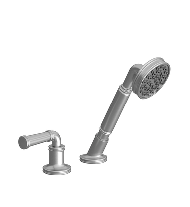 Classic Deck-mount Roman Diverter and Handshower Set