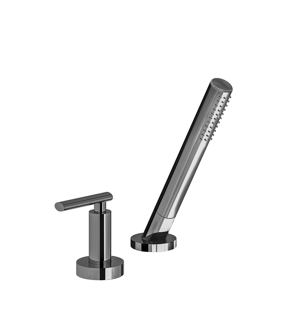 Nerea Deck-mount Roman Diverter and Handshower Set