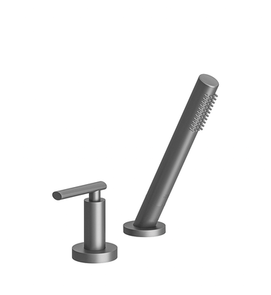 Nerea Deck-mount Roman Diverter and Handshower Set