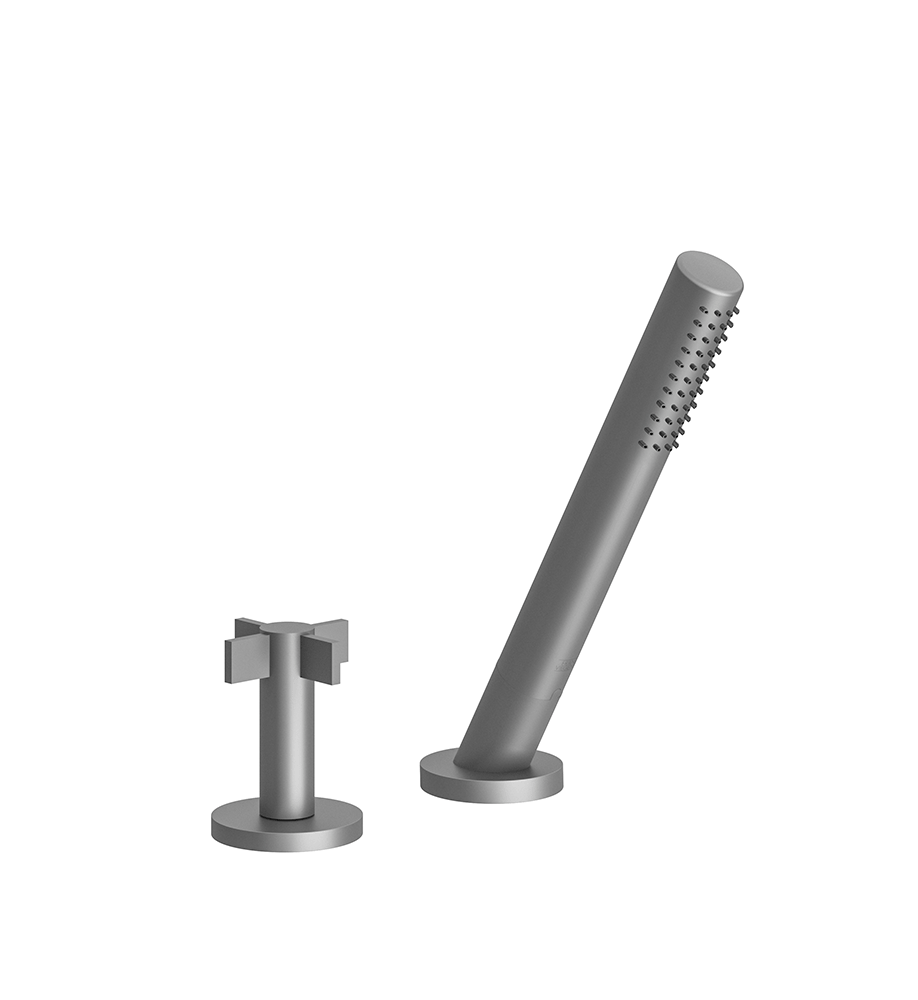 Lollipop Deck-mount Roman Diverter and Handshower Set