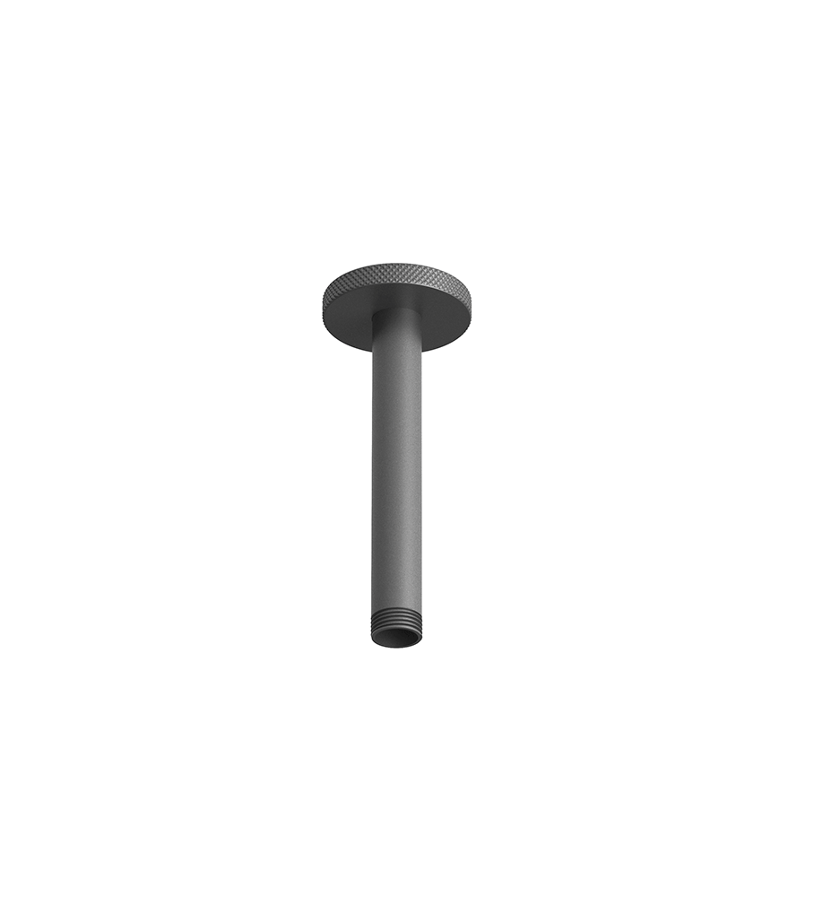 Techno Chic Ceiling shower arm - Knurling