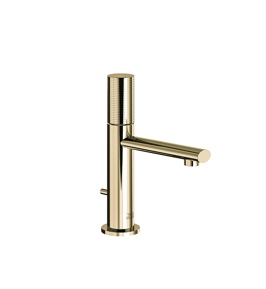 Nerea Single handle luxury lavatory set with pop-up drain assembly - Rings