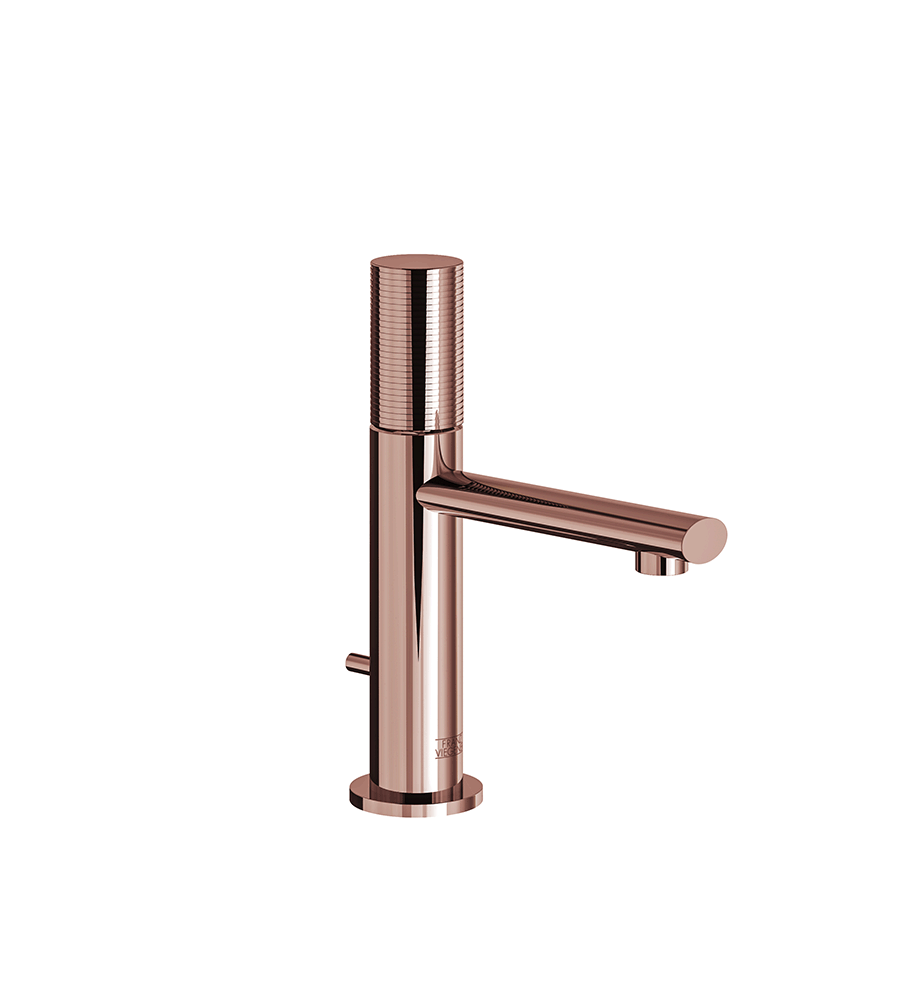 Nerea Single handle luxury lavatory set with pop-up drain assembly - Rings