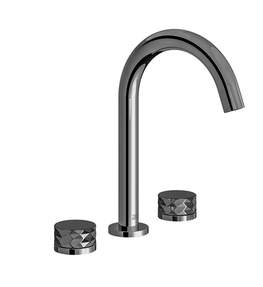 Nerea Widespread lavatory faucet with pop-up drain assembly - Diamond