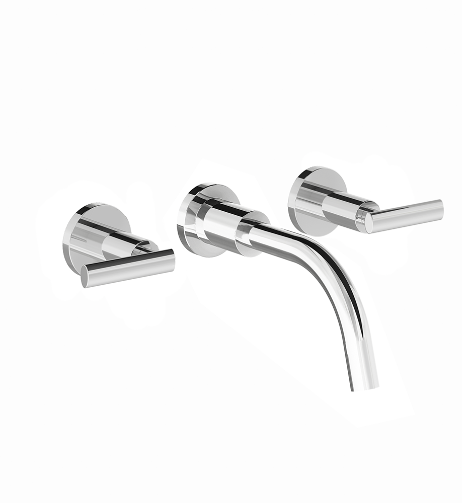 Nerea Wall-mounted lavatory faucet - trim only