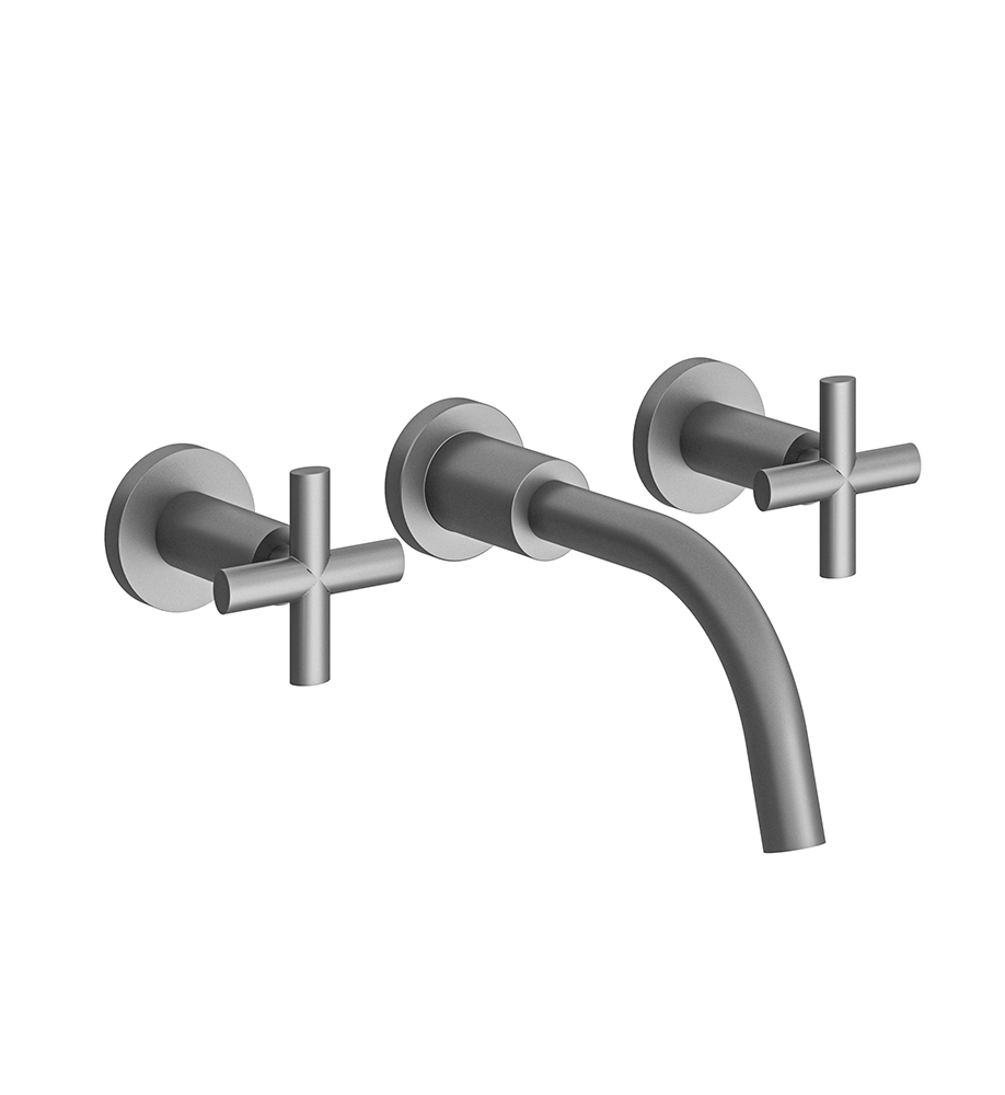 Nerea Wall-mounted lavatory faucet - trim only