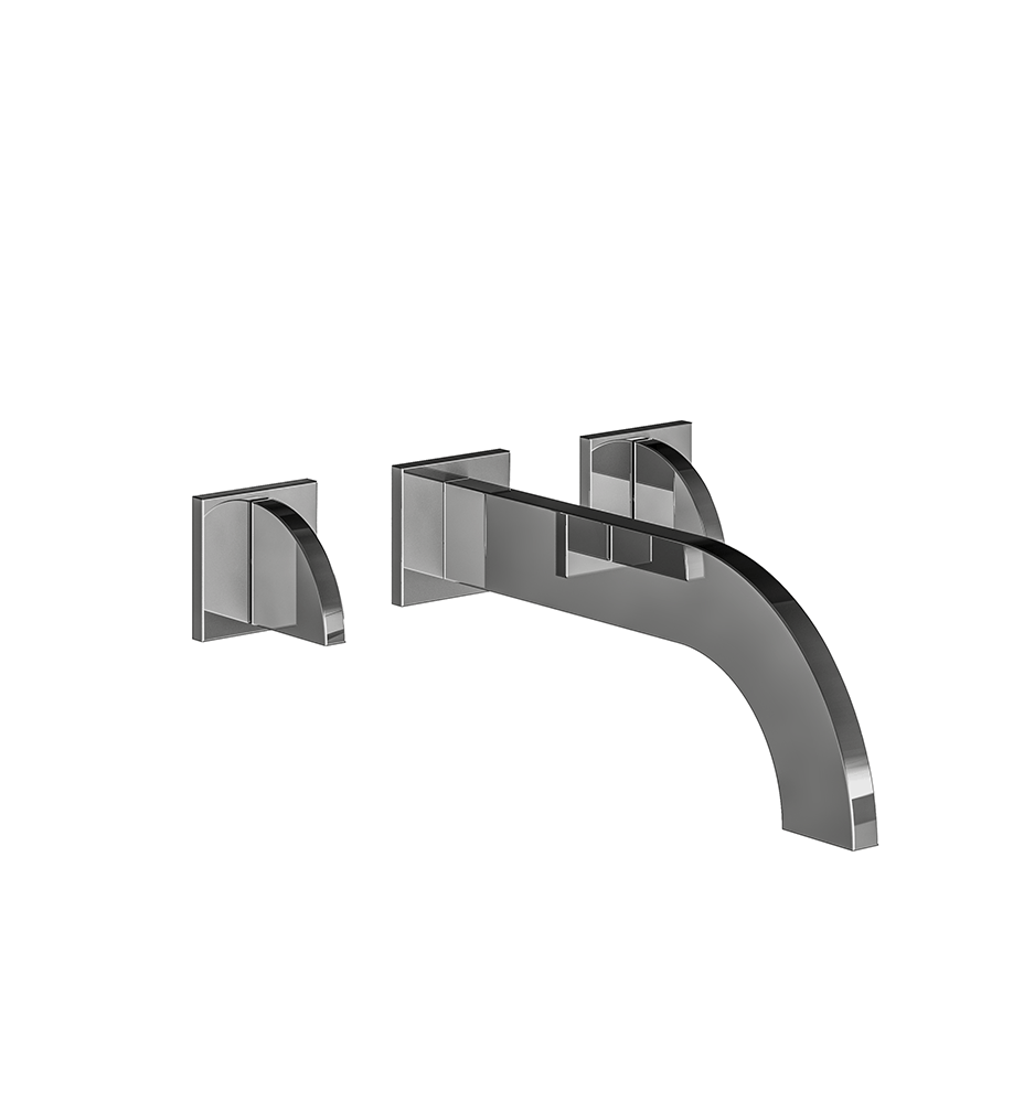 Edge Wall-mounted lavatory faucet - trim only