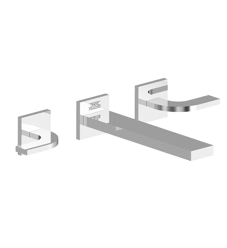 Domino Wall-mounted lavatory faucet - trim only