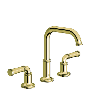 Classic Widespread lavatory faucet with pop-up drain assembly
