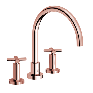 Nerea Deck mounted Roman bath faucet