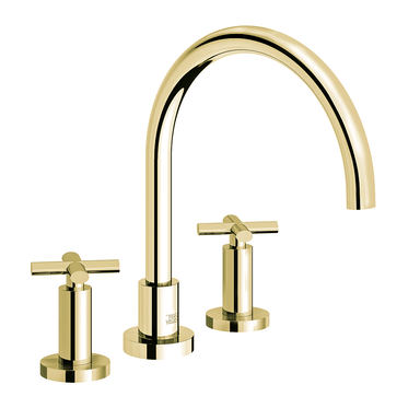 Nerea Deck mounted Roman bath faucet