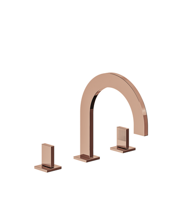 Groovy Deck mounted Roman bath faucet 3/4" valves